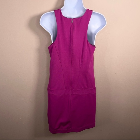Size 2 Trina Turk Fuchsia Pink Dress Sleeveless Lined Zip Closure - Picture 4 of 11